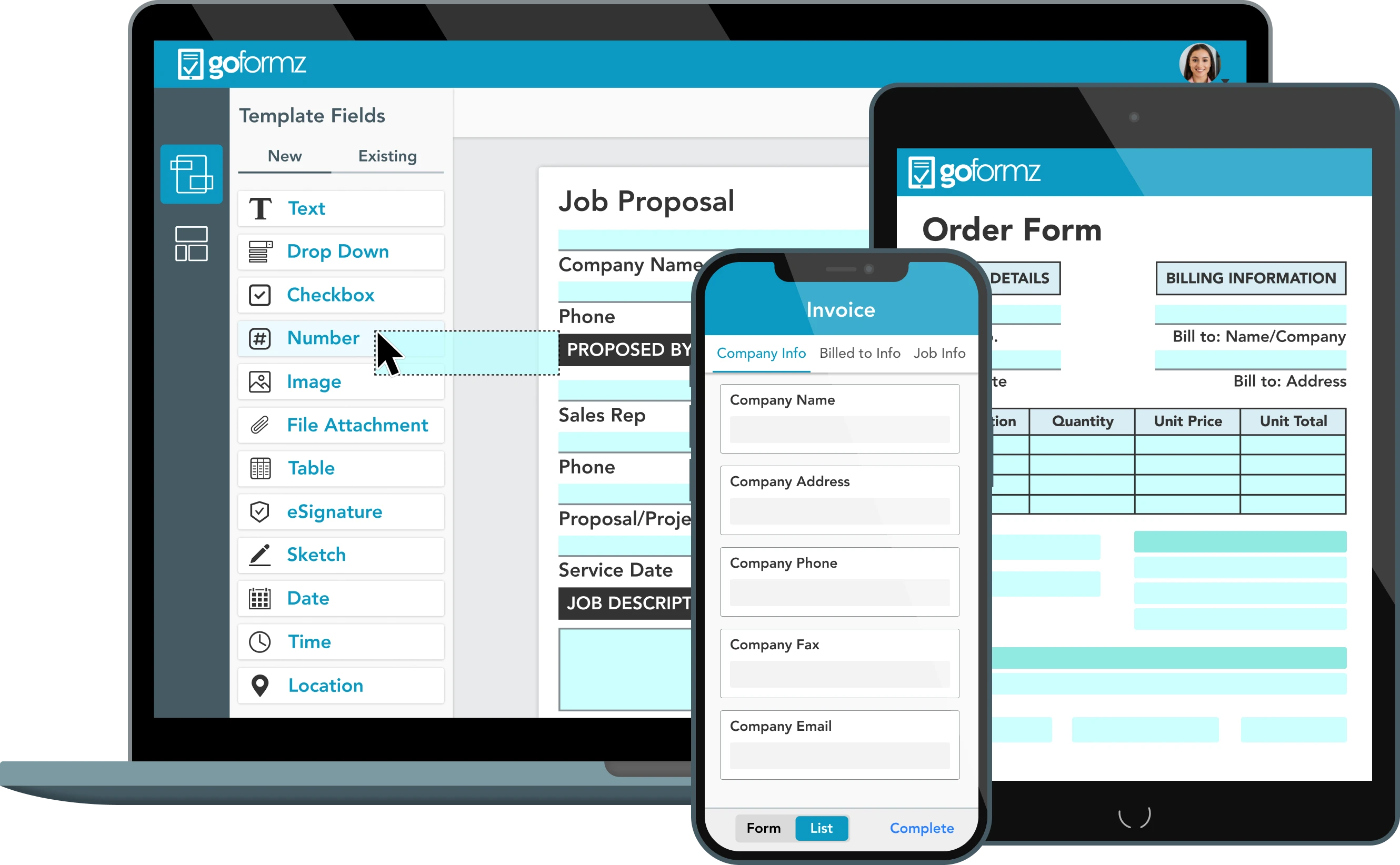 GoFormz makes it easy to share and store form data.
