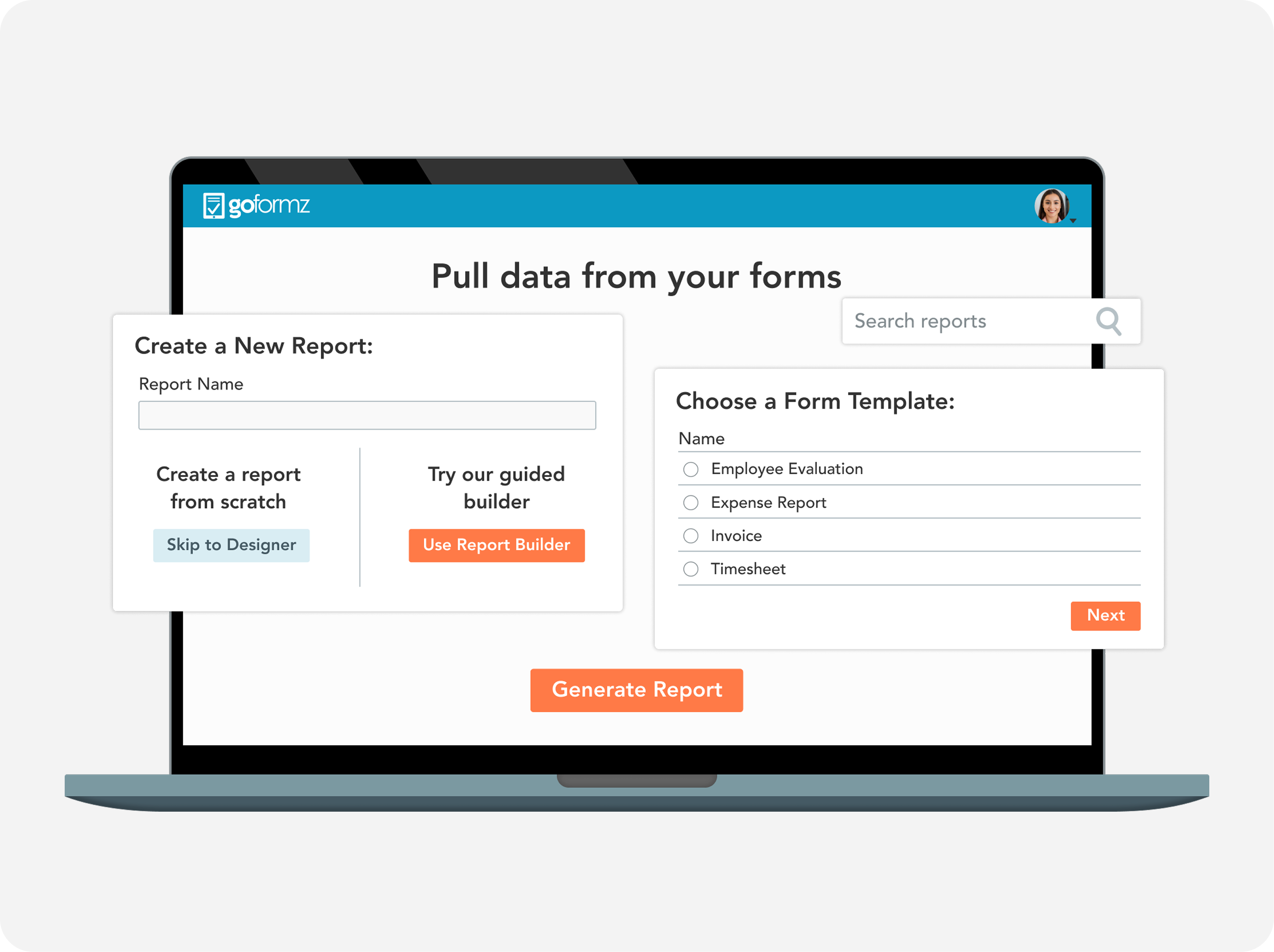  Invoices archived in GoFormz with search and filter controls, export for reports, and an audit trail for compliance.