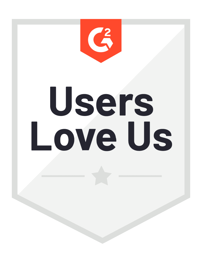 g2 badge for Users Love Us