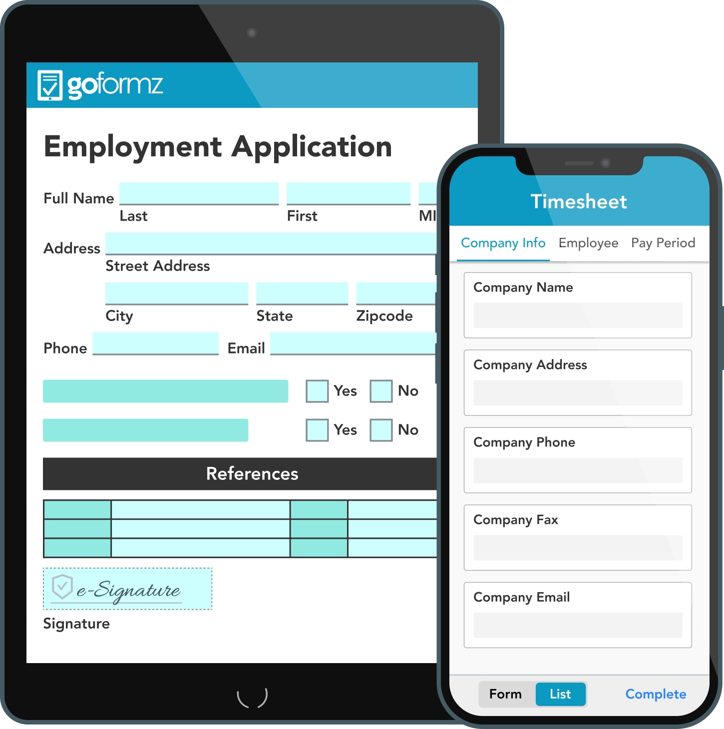 Digitize forms by uploading a document to the online form builder.